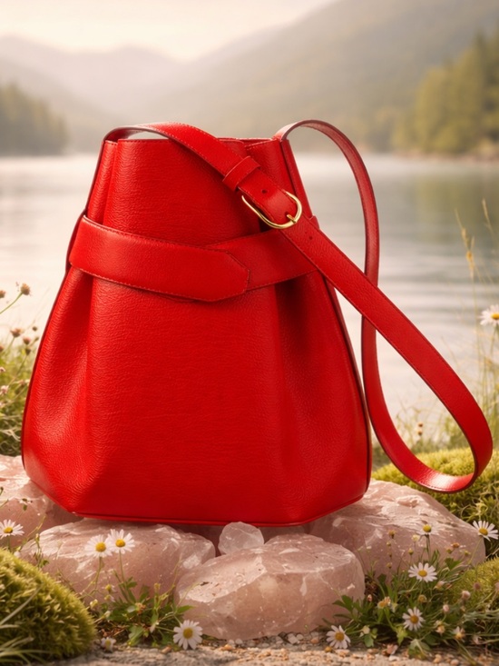 Louis Vuitton Handbags - Authentic Louis Vuitton EPI Sac D’épaule Shoulder Bag Red Leather.